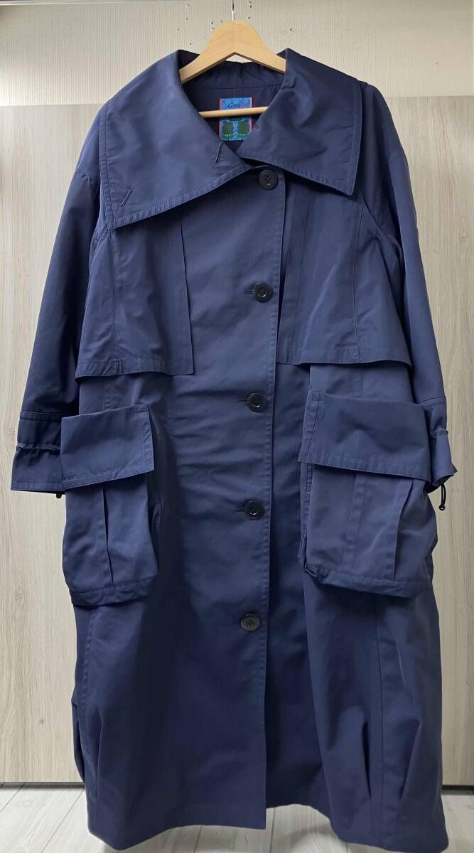 ann吉 アンキチ ライナー付き コート サイズ38 ネイビー - メルカリ