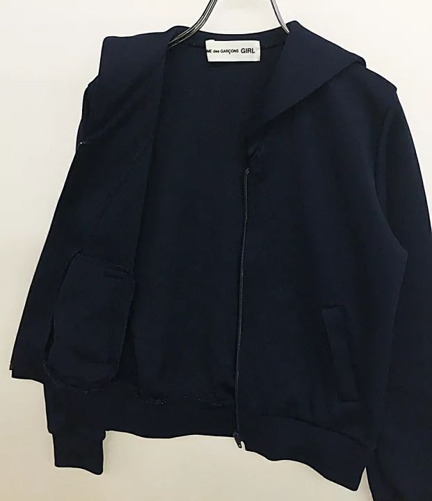 24ss COMME des GARCONS GIRL セーラーカラートラックジャケット NM
