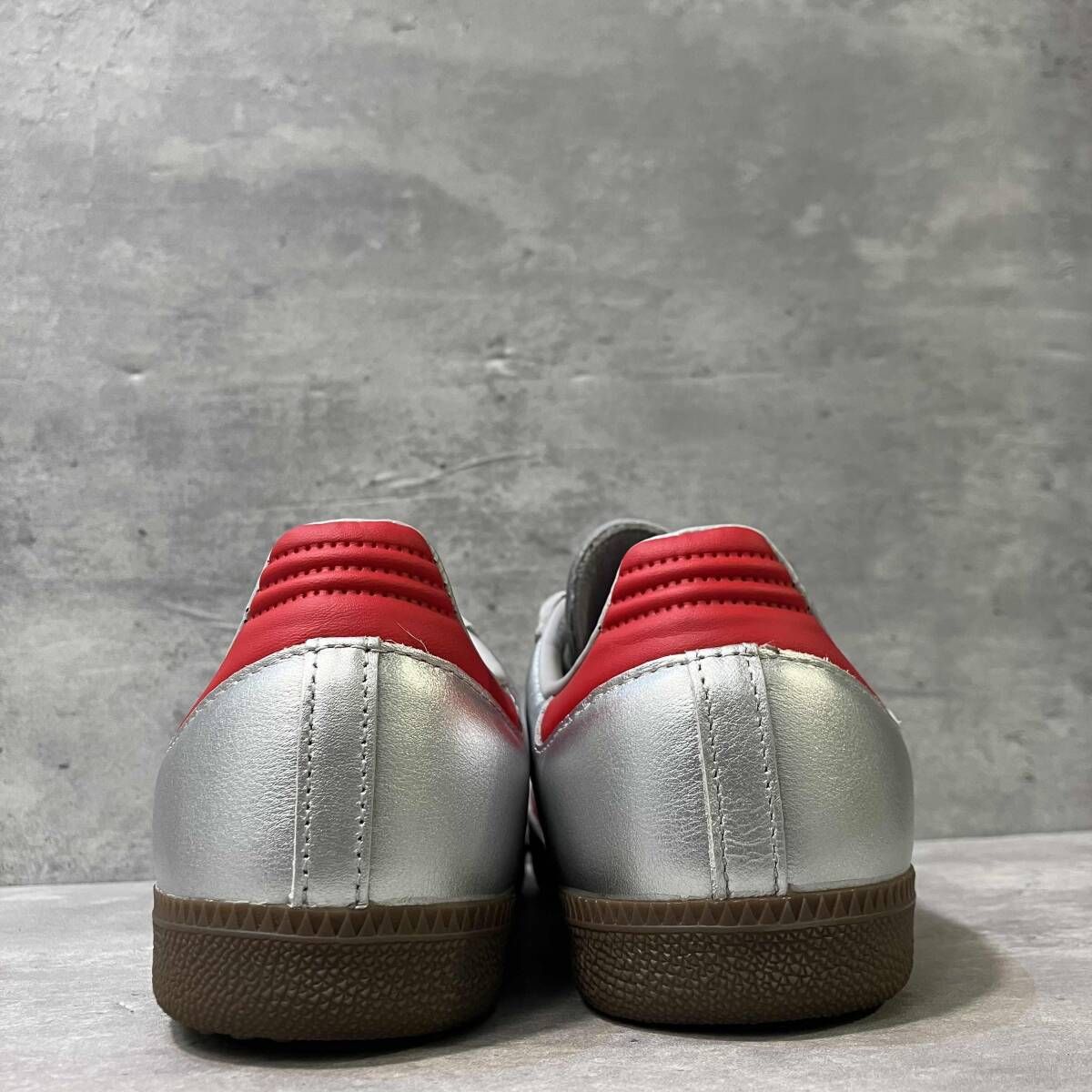 adidas Samba Shibuya サンバシブヤ シルバー レッド サイズ25 美品 