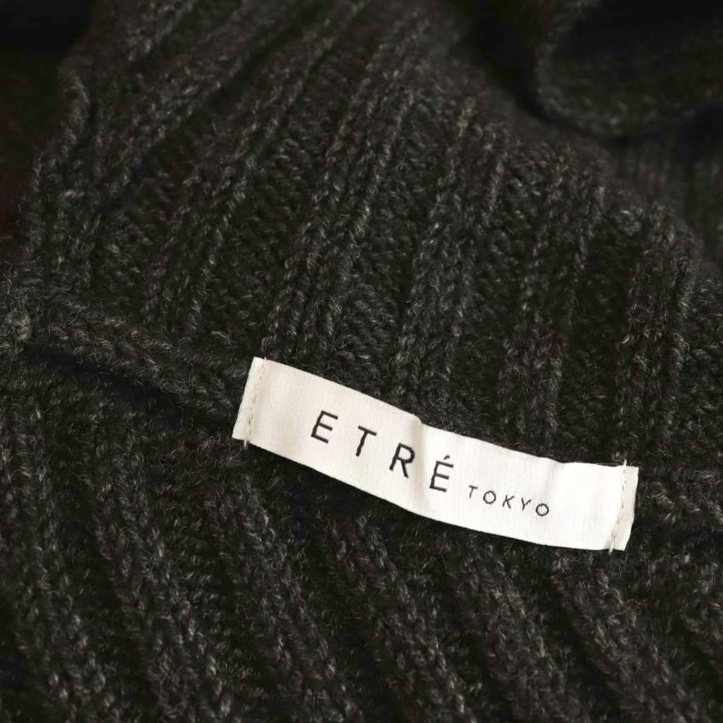 エトレトウキョウ ETRE TOKYO ハーフジップタートルニットベスト F