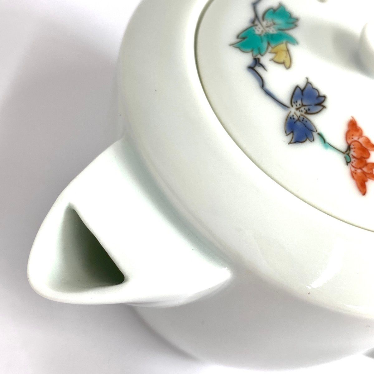 酒井田柿右衛門 サカイダカキエモン 十三代 柿右衛門窯/急須 牡丹文