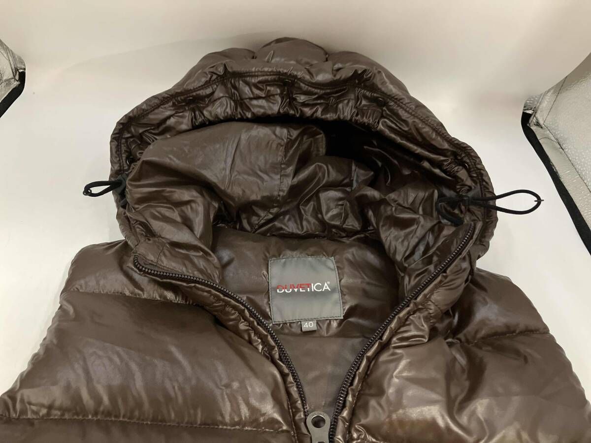 デュベティカ　ダウンベスト　38サイズ　ブラウン 中古・古着通販】DUVETICA (デュベティカ) ダウンベスト ブラウン