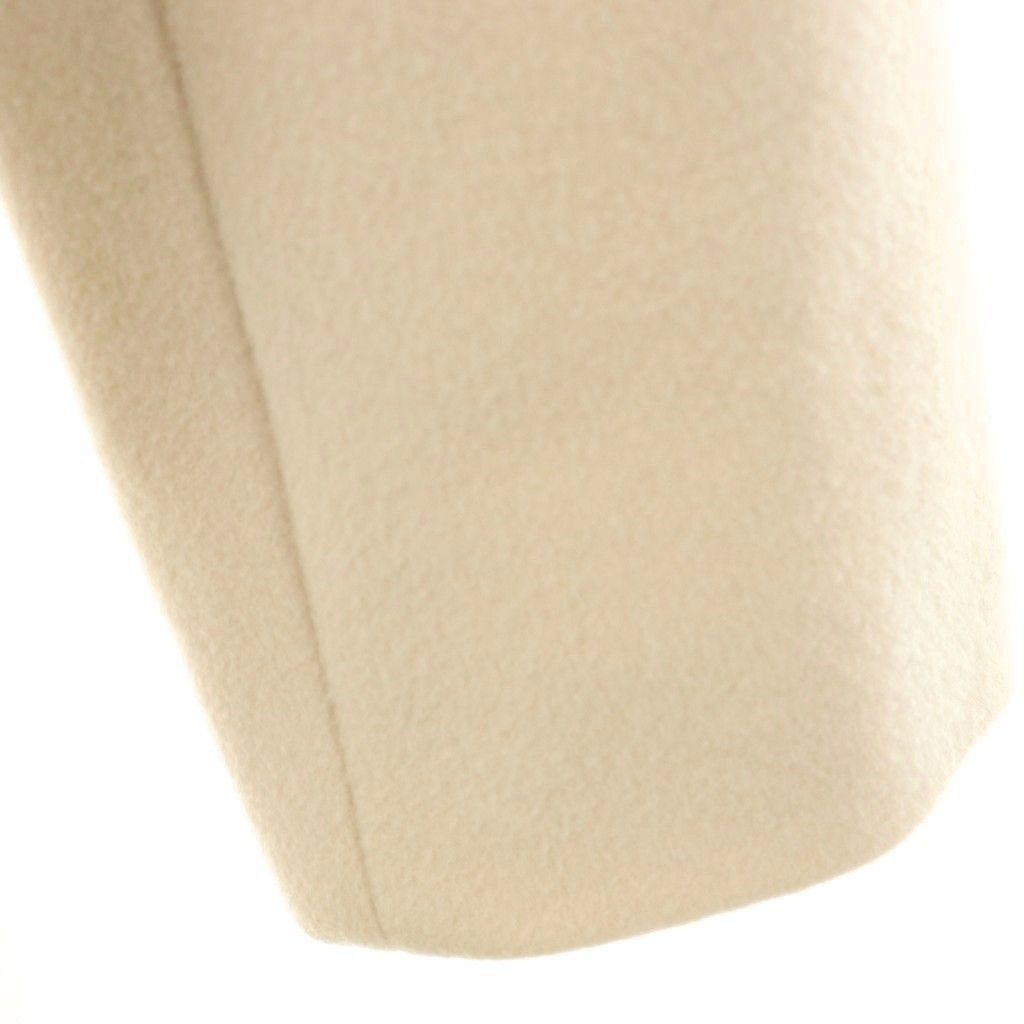 エムプルミエ M-Premier ウールダブルフェイスノーカラーコート 36