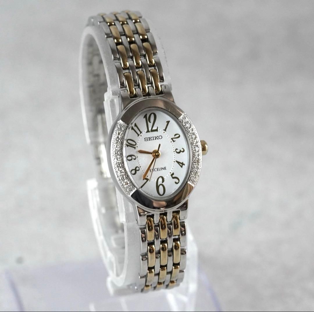 SEIKO セイコー Exceline エクセリーヌ ソーラー V117-0AV0 腕時計