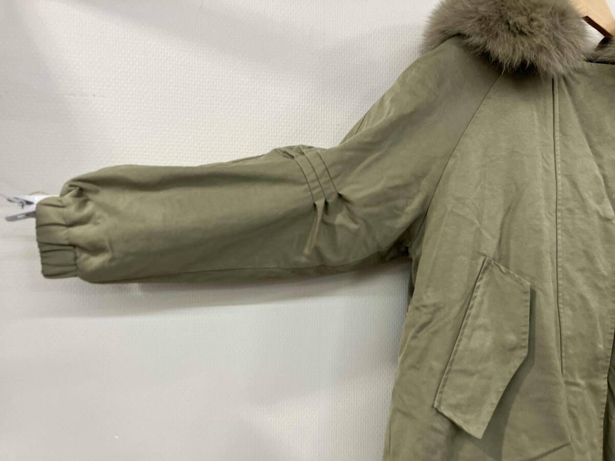 Pauline Bleu ポリーヌブロー モッズコート ファー フーディ サイズF