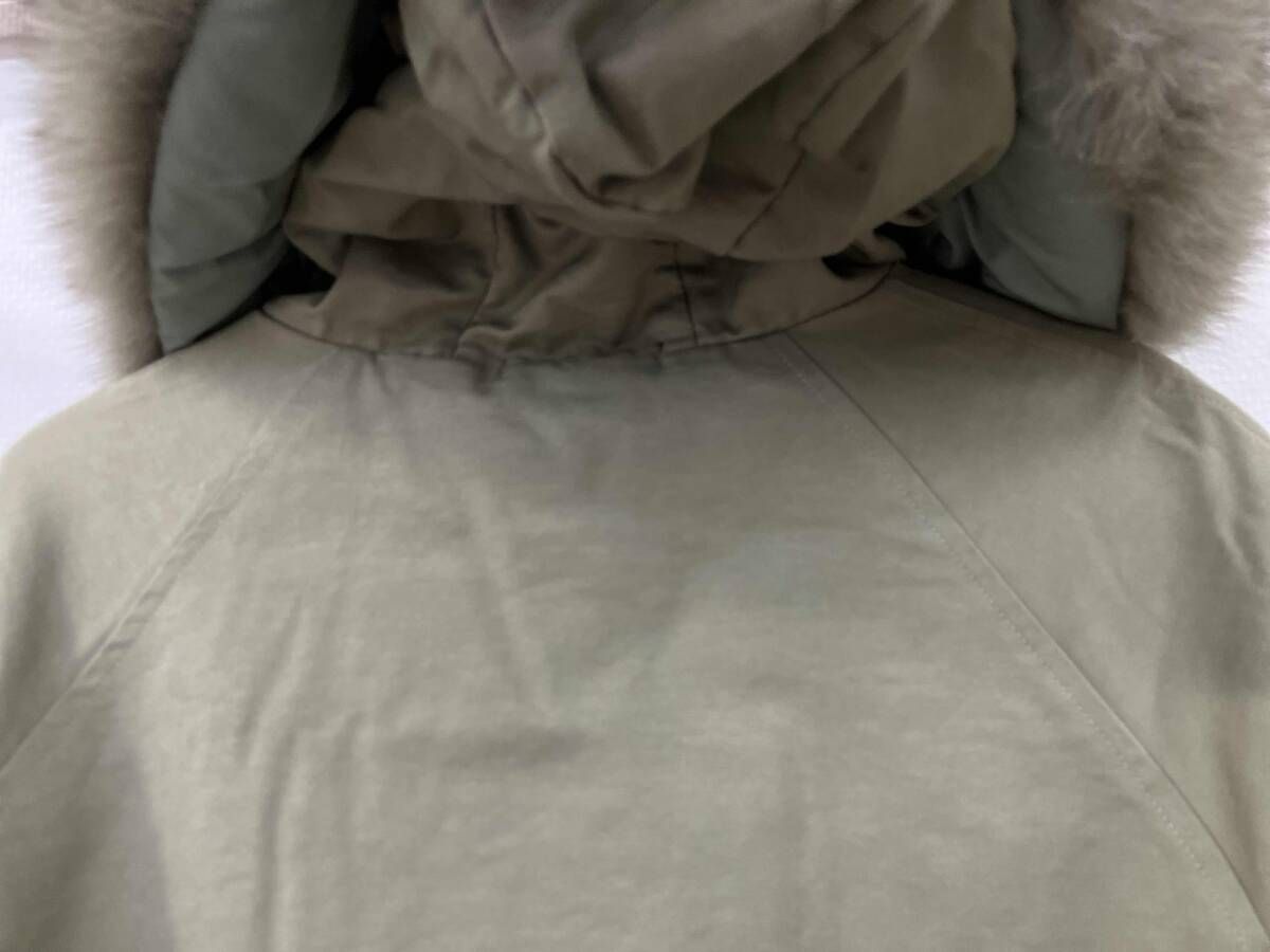 Pauline Bleu ポリーヌブロー モッズコート ファー フーディ サイズF