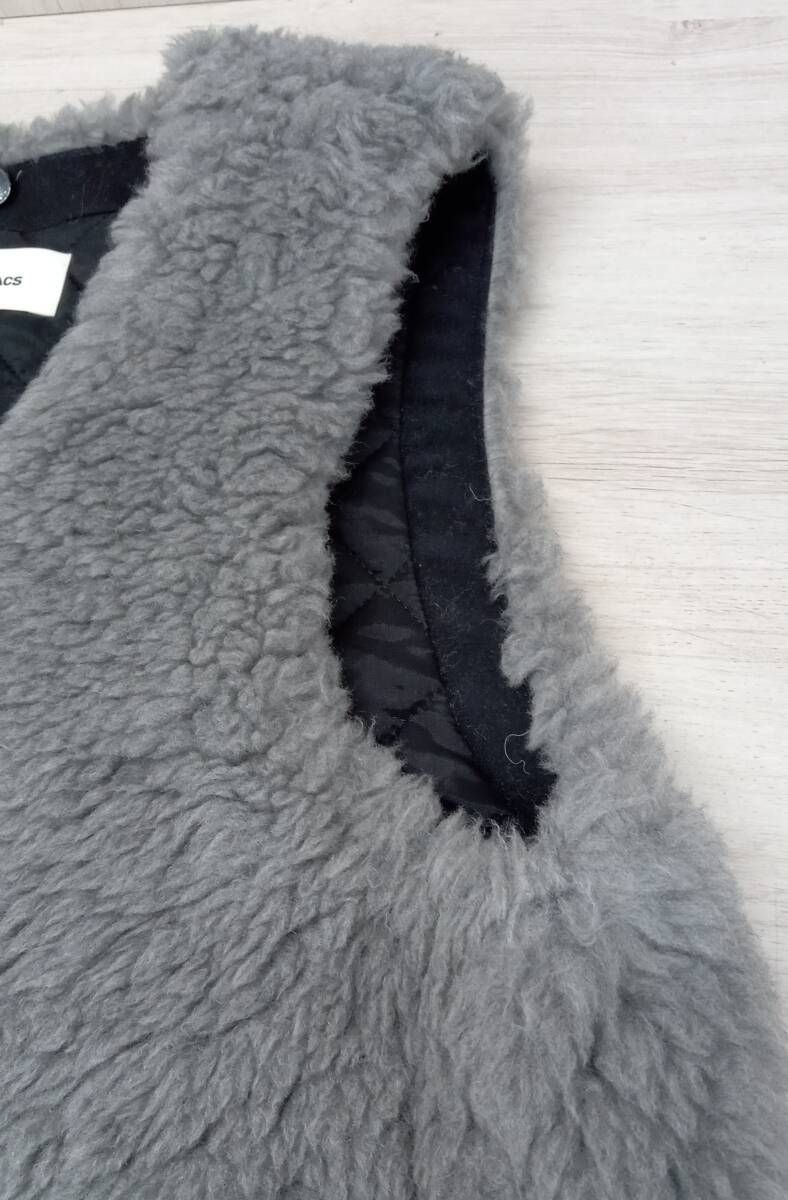 THE RERACS/ザ リラクス/ベスト/22FW-RECT-134L-UASP/グレー/フリースサイズ