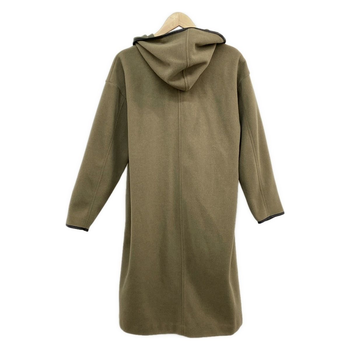 MARECHAL TERRE フード付き毛皮コート サイズ2 MARECHAL TERRE(マルシャル・テル) コート サイズ2 M レディース美品