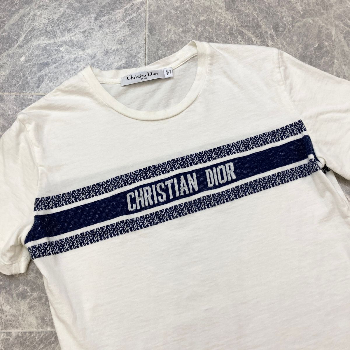 Christian Dior クリスチャンディオール シグネチャーロゴ コットン T