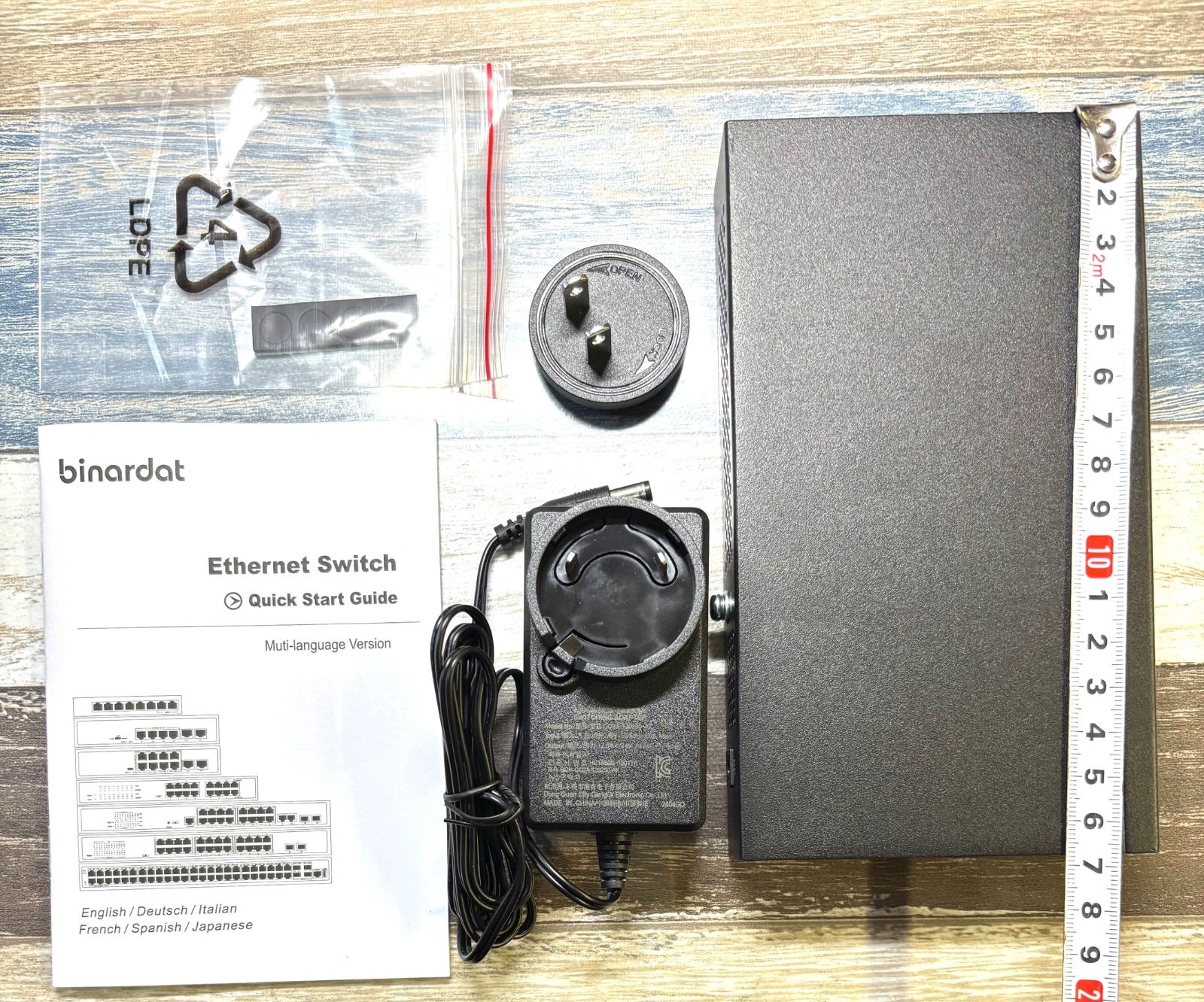 6ポート10ギガビットマネージドスイッチ、4x10G RJ45イーサネット、1G