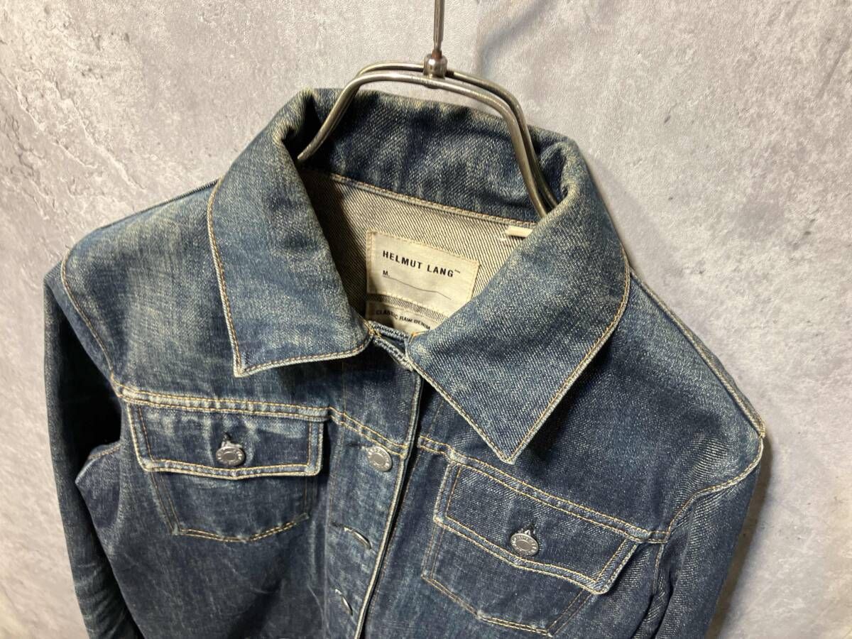 HELMUT LANG CLASSIC ショップ LAW DENIM JACKET サイズ38 インディゴ
