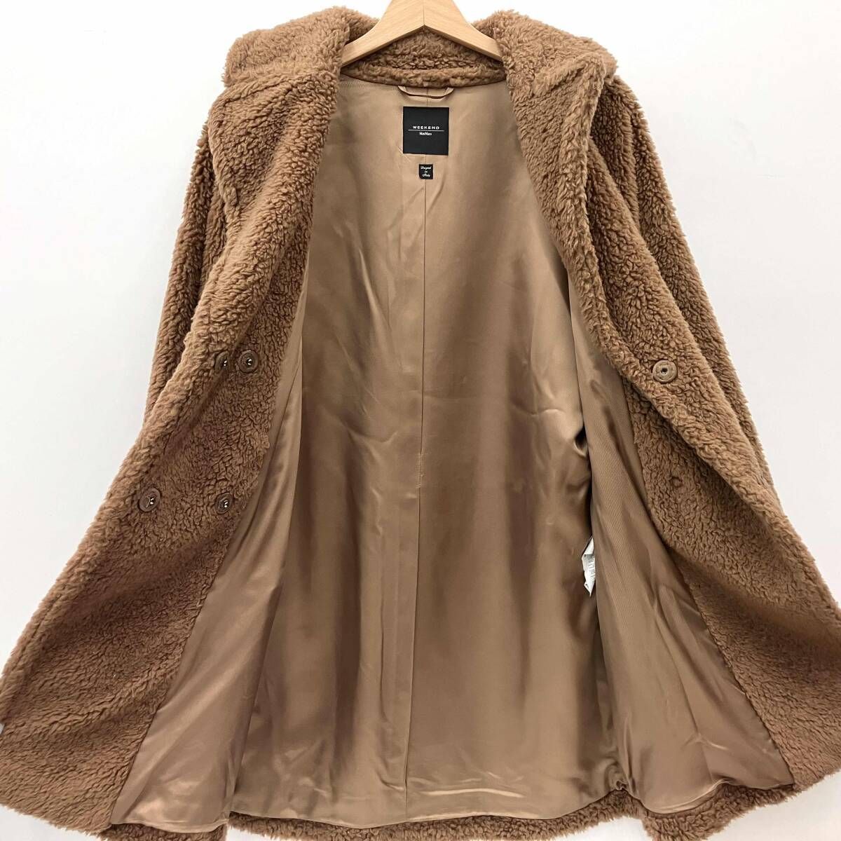 ブラック Max Mara マックスマーラ テディベアアイコンコート