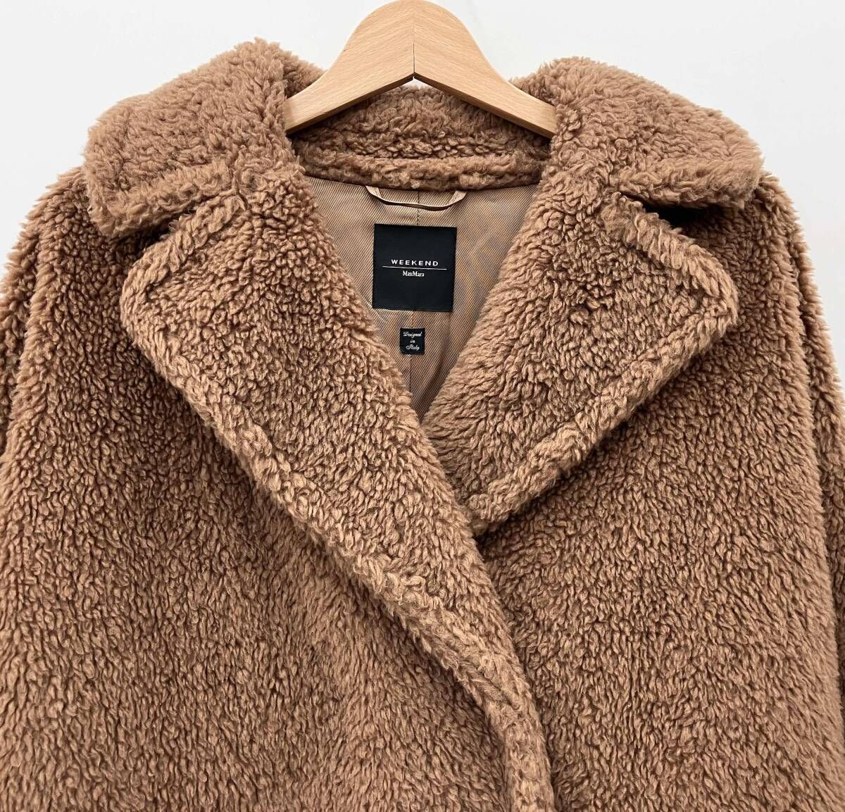 ブラック Max Mara マックスマーラ テディベアアイコンコート