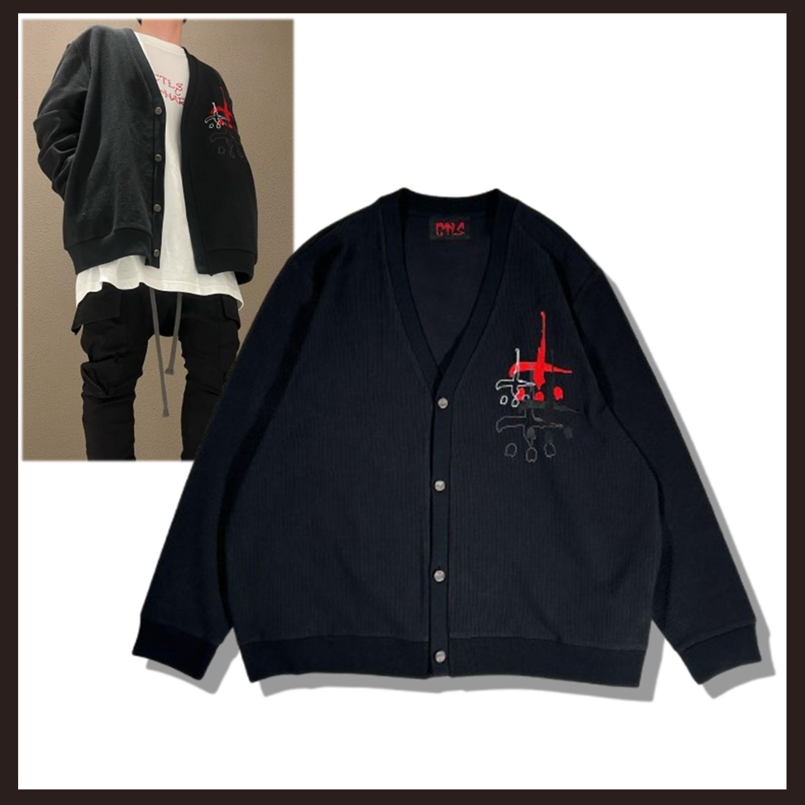 新品 未使用 カタリスト ロイヤルフラッシュ別注 カーディガン