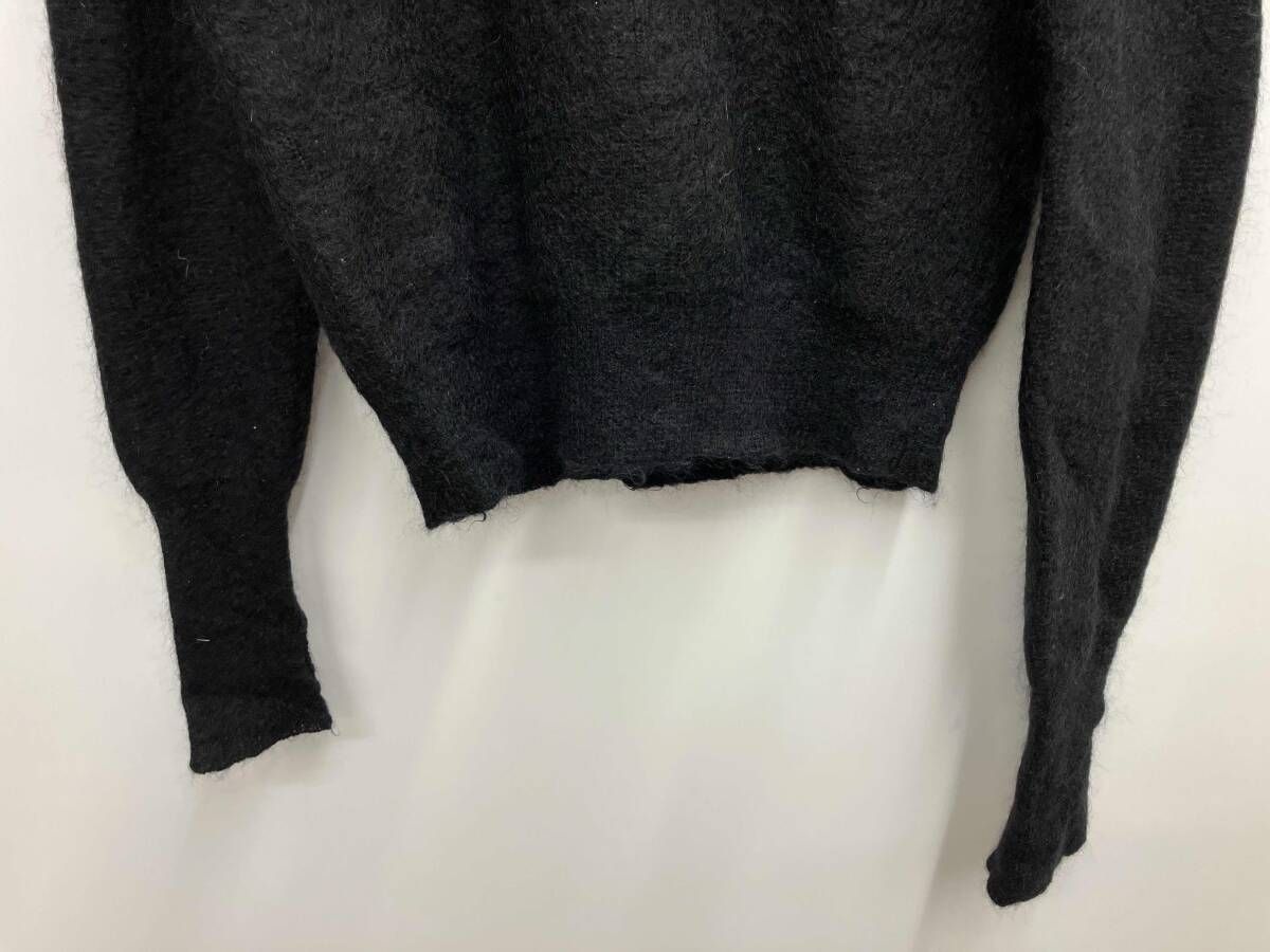 HYKEハイク モヘア クルーネックニット ブラック2 UNITED ARROWS（ユナイテッドアローズ）の「＜HYKE（ハイク）＞モヘア