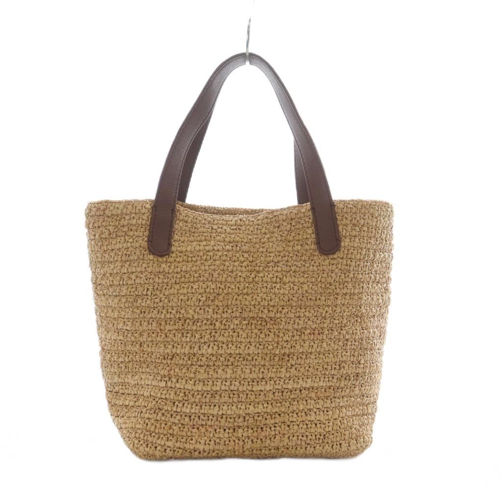 HELEN KAMINSKI ラフィア素材 ベージュ トートバッグ ラフィアトート