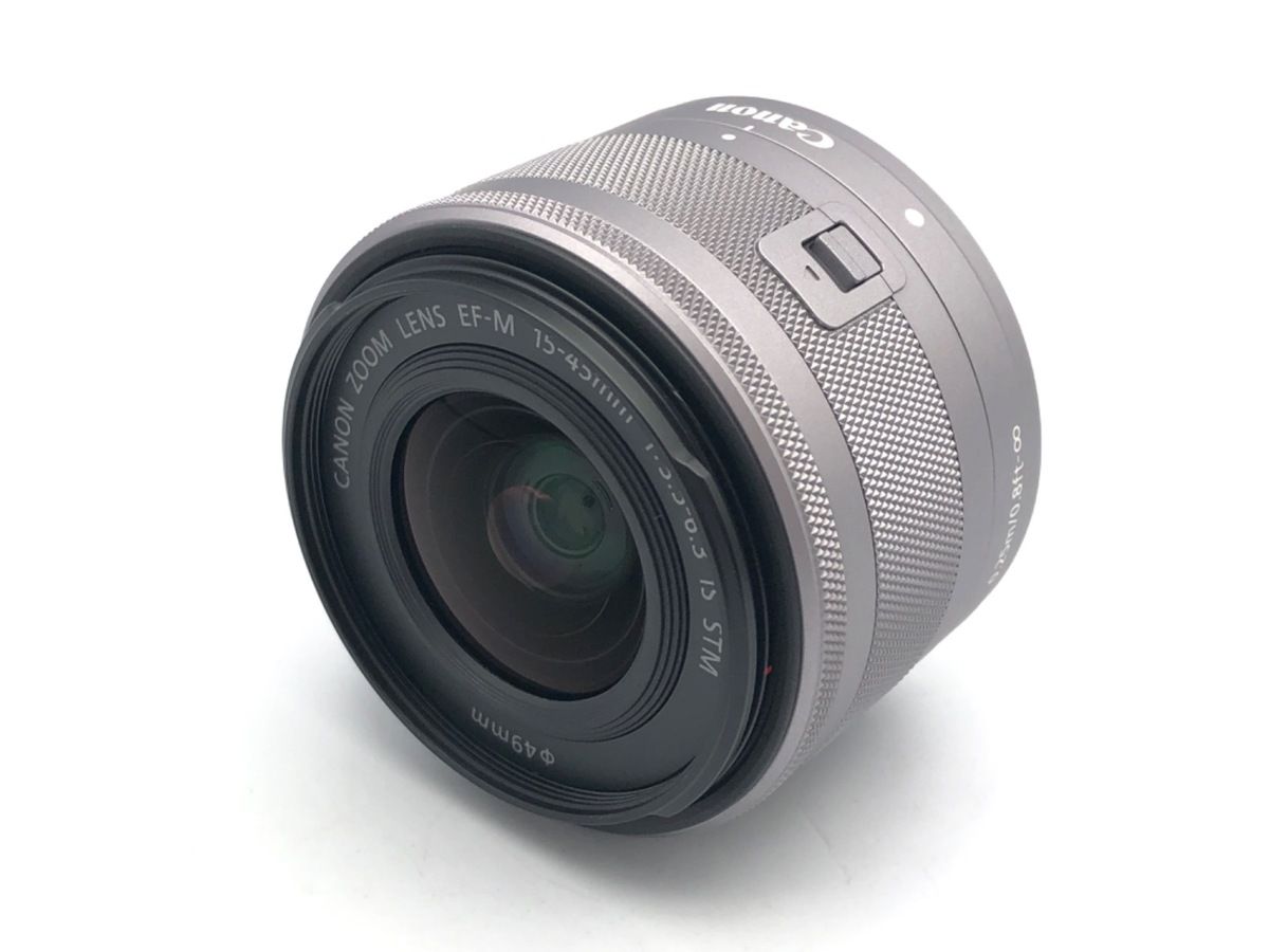 良品】 キヤノン EF-M15-45mm F3.5-6.3 IS STM シルバー 【公式通販】