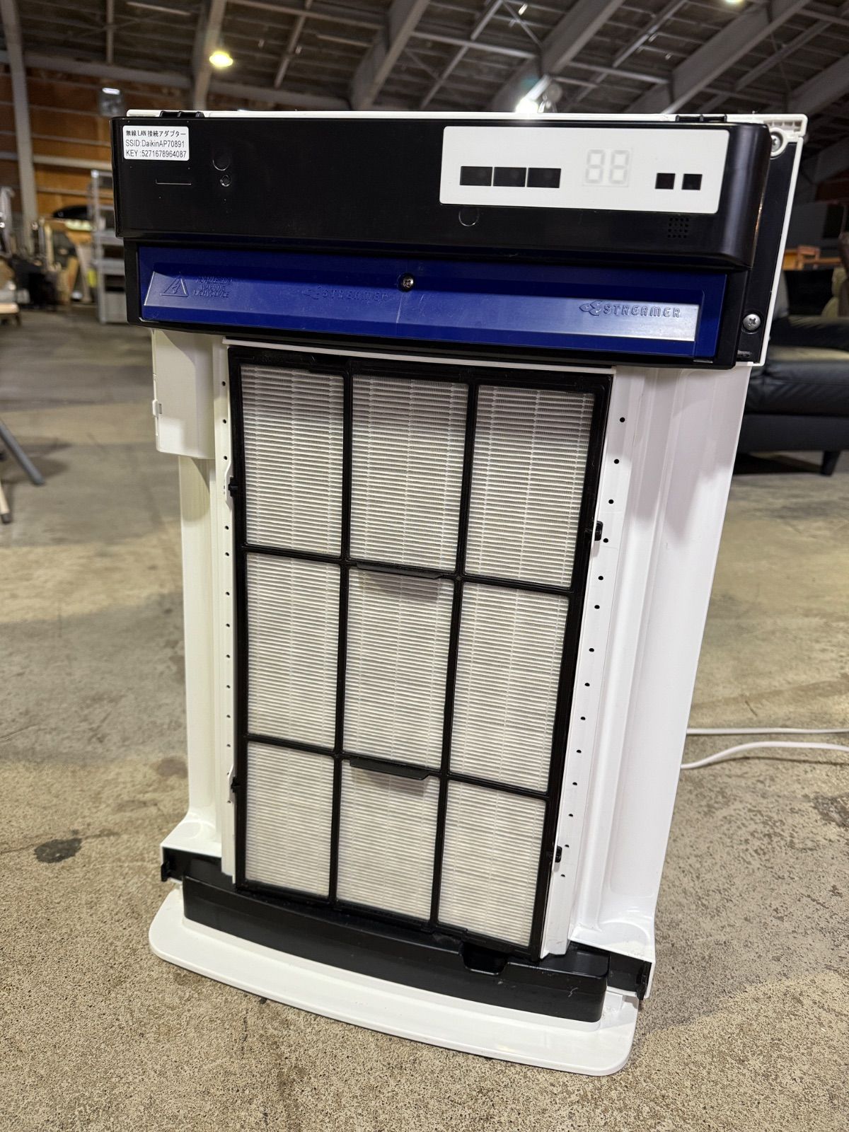 中古 ダイキン 加湿空気清浄機 MCK70XY-W 2020年製 動作確認済み