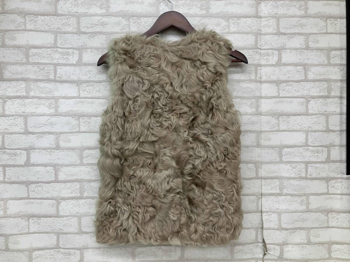 IENA 13-011-910-7821-3-0 イエナ レディース ボア ファー ベスト カルガンラム 毛皮