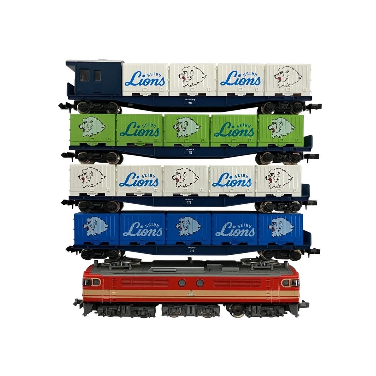 KATO 13001 西武鉄道 E851 レオコンテナ 5両セット 鉄道模型 ジャンク