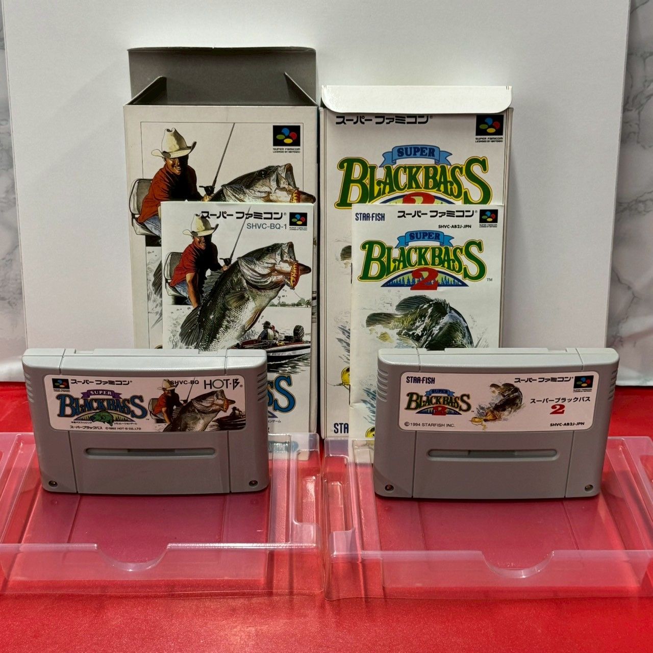 ○スーパーブラックバス 2点セット スーファミ スーパーファミコン