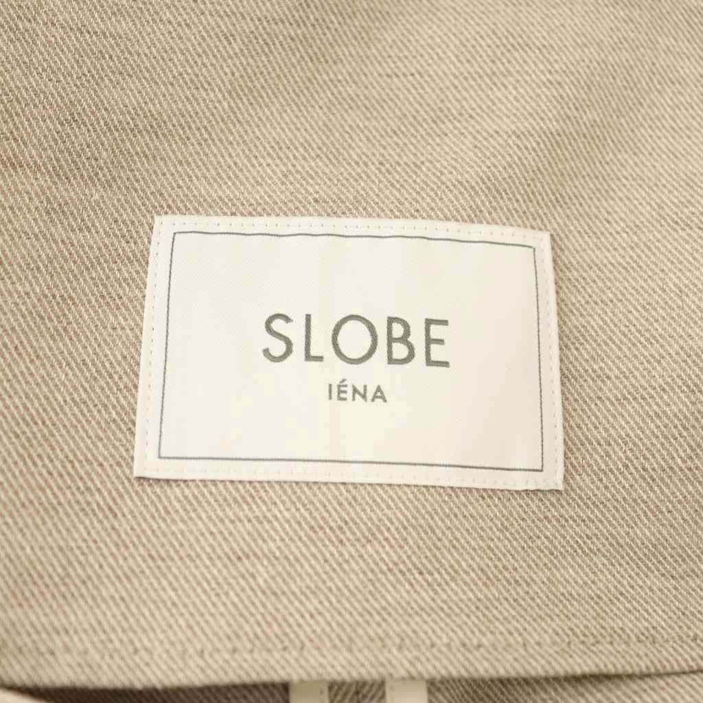 スローブ イエナ SLOBE IENA 24SS リネンライクツイルダブルブレスト