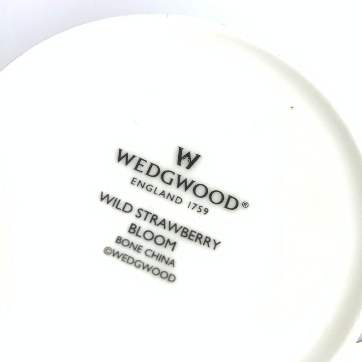 ウェッジウッド マグカップ/ワイルドストロベリーブルーム 2客セット
