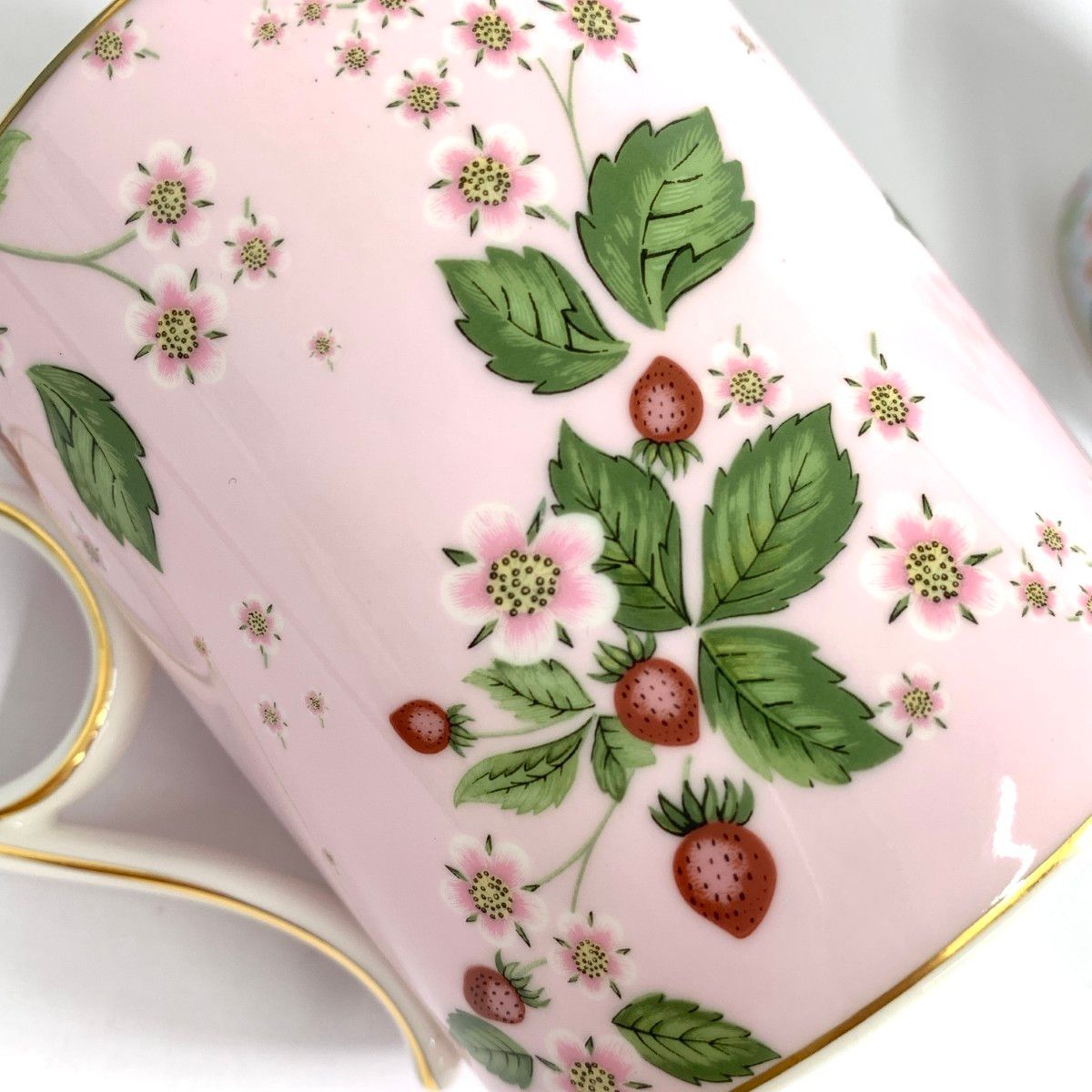 ウェッジウッド マグカップ/ワイルドストロベリーブルーム 2客セット