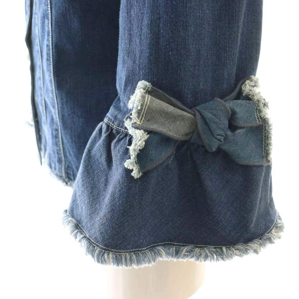 M'S GRACY パール装飾デニムパンツ　サイズ38 M'S GRACY パール装飾デニムパンツ サイズ38 M'S GRACY パール装飾