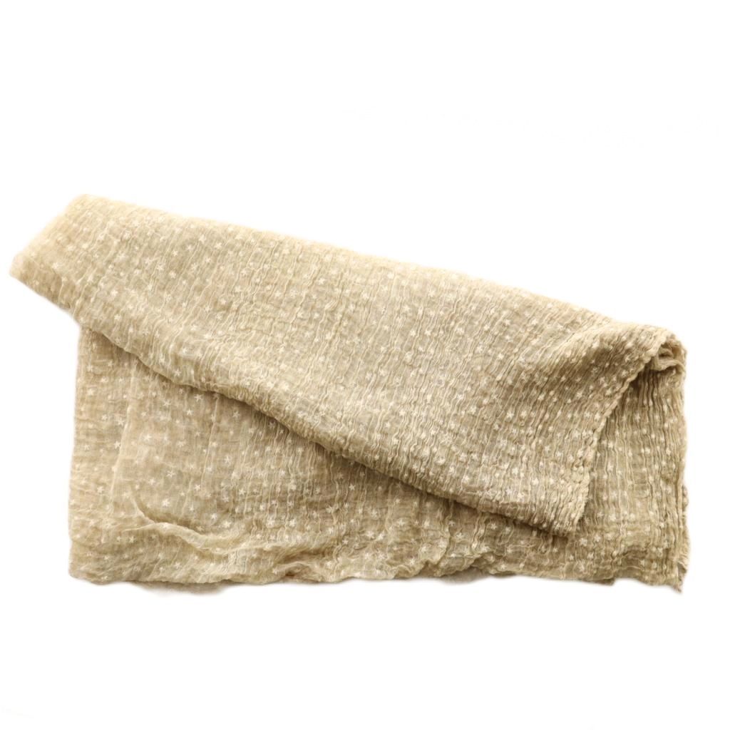 ファリエロサルティ Faliero Sarti ドット刺繍ストール マフラー