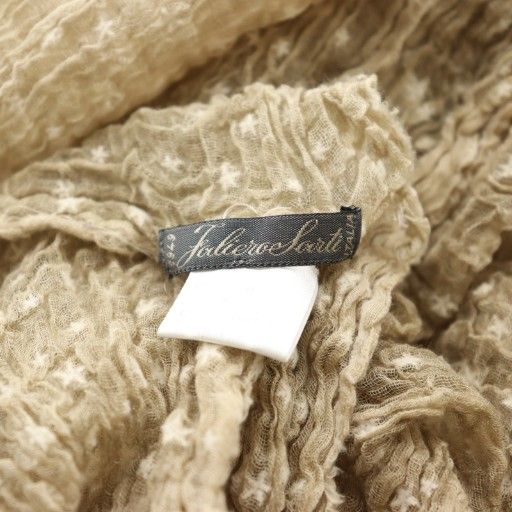 ファリエロサルティ Faliero Sarti ドット刺繍ストール マフラー