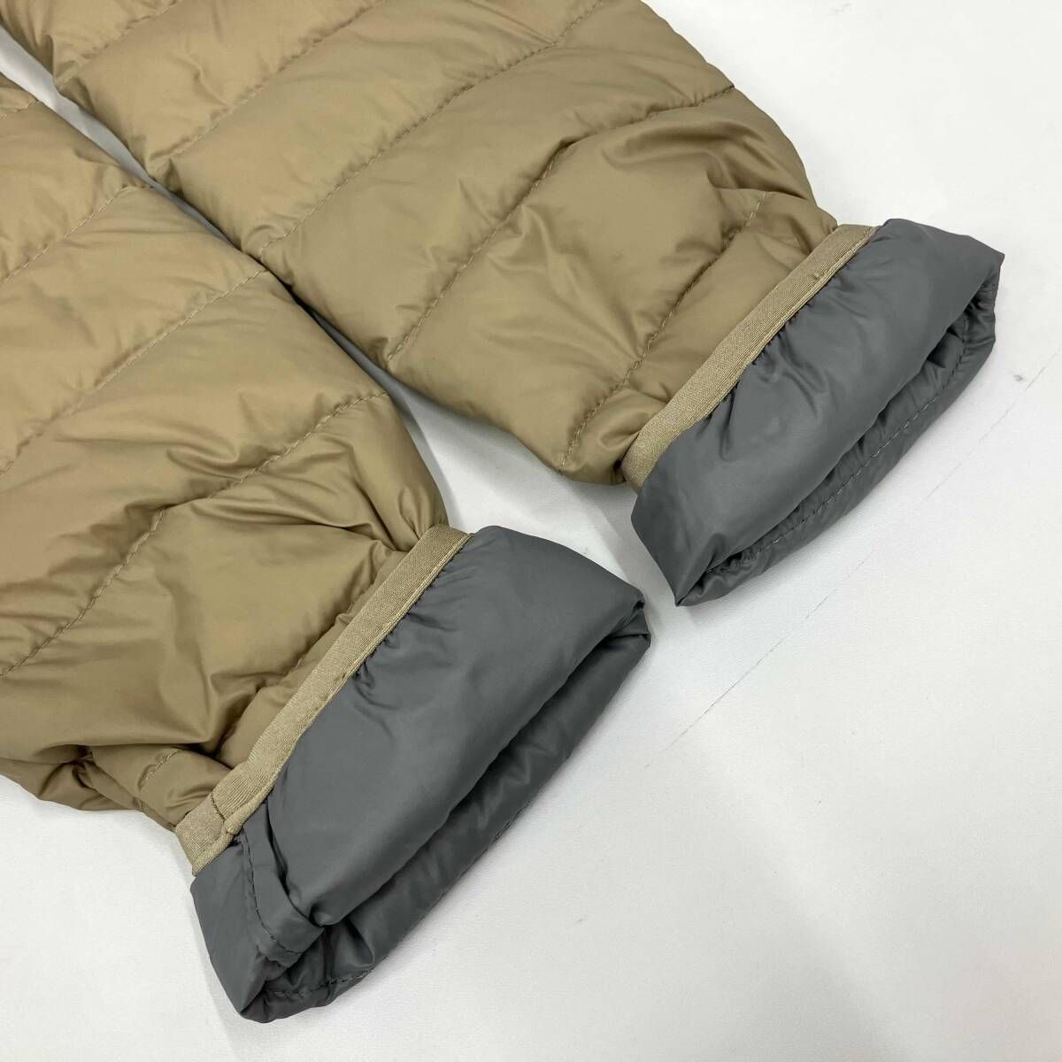 ダントンインナーダウンロングジャケット36ベージュ DANTON ダントン Vネックロングインナーダウンコート JD-8935 ベージュ