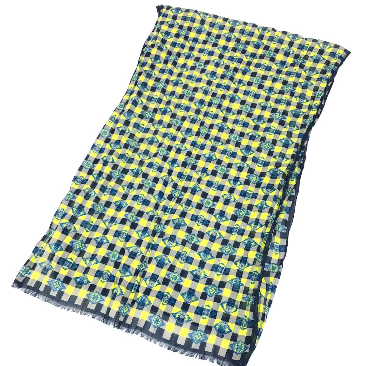 LOUIS VUITTON ルイヴィトン 大判ストール モノグラム/フリンジ