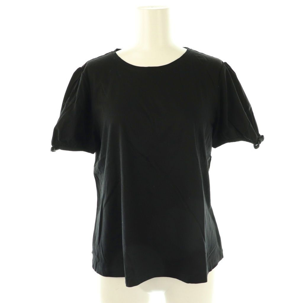 極美品✨FOXEY NEW YORK 半袖カットソー フリル トップス 黒 38 