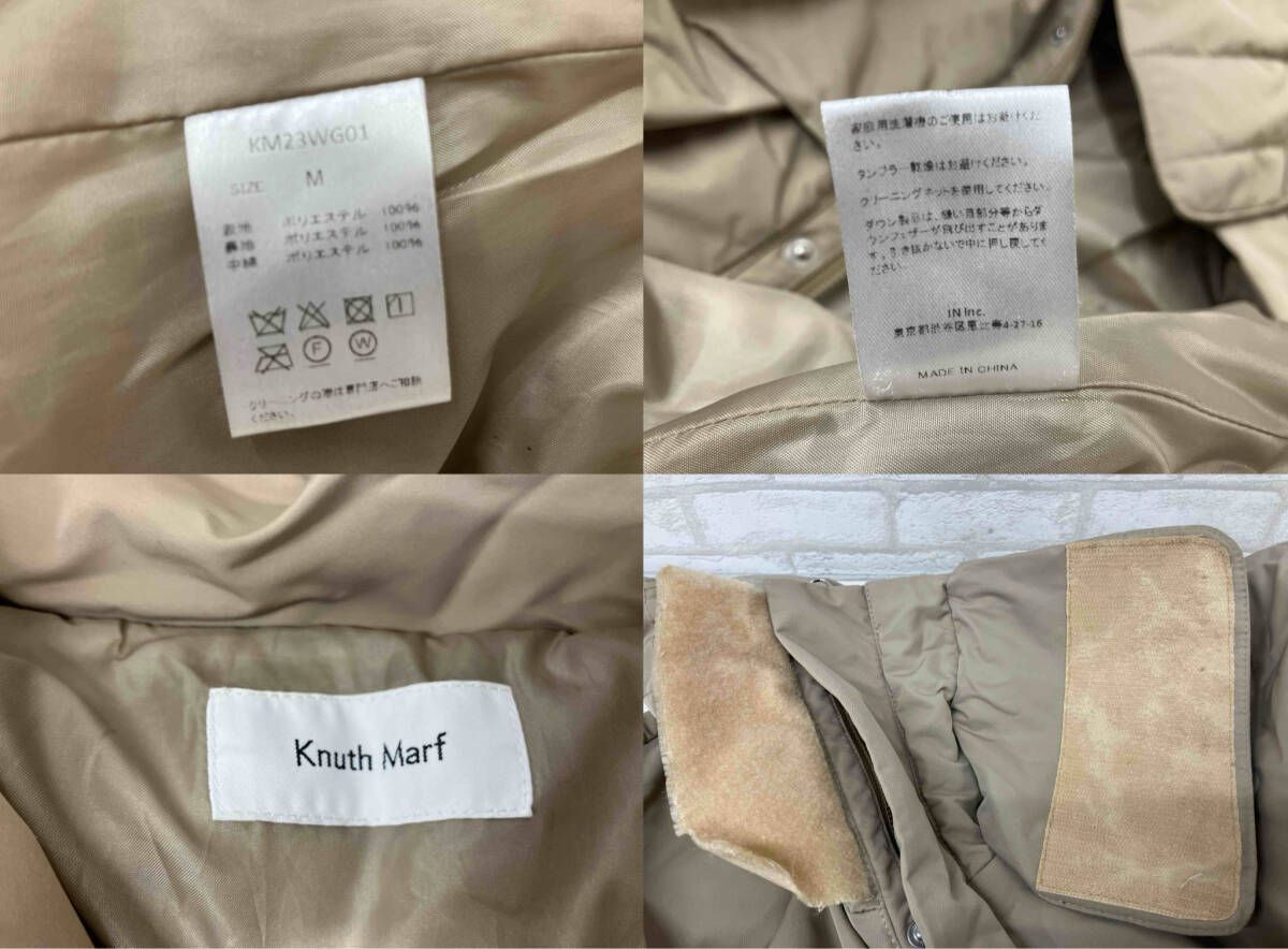 knuth marf stand collar down jacket クヌースマーフ 中綿ジャケット 