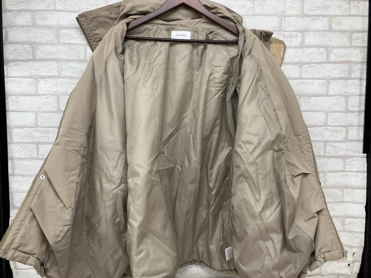 knuth marf stand collar down jacket クヌースマーフ 中綿ジャケット 