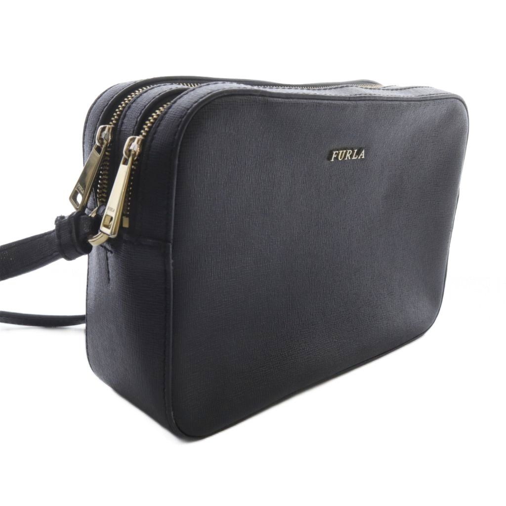 フルラ FURLA ショルダーバッグ レザー ロゴ 黒 ブラック 972166