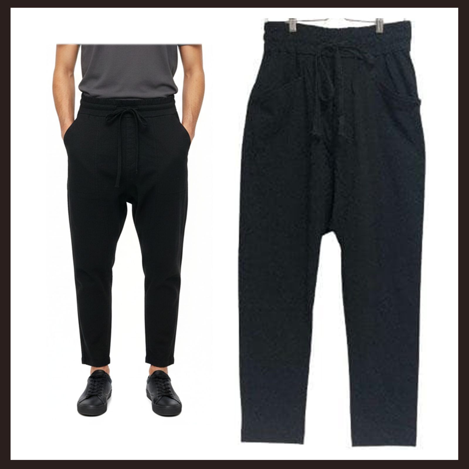 カタリスト　サルエルパンツ 新品 未使用 CVTVLIST（カタリスト） サルエルパンツ 2 ブラック