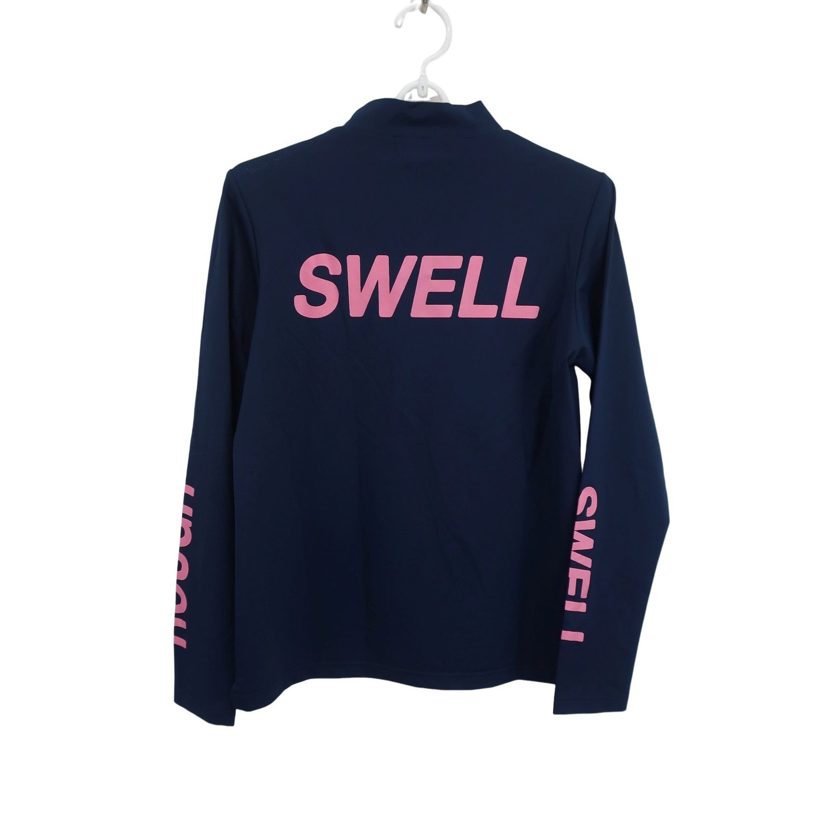 美品】rough&swell(ラフ＆スウェル) ハイネックシャツ ネイビー