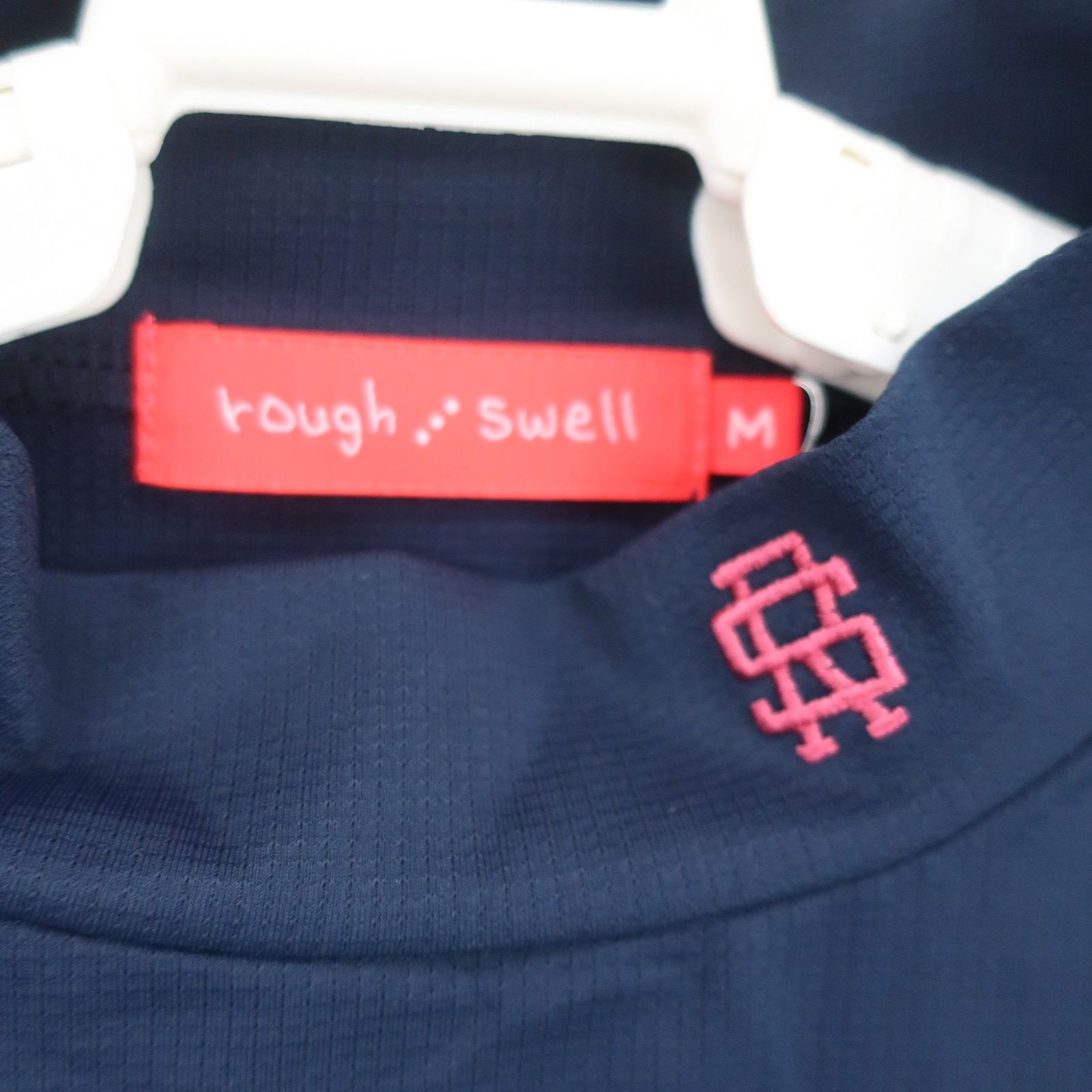 美品】rough&swell(ラフ＆スウェル) ハイネックシャツ ネイビー