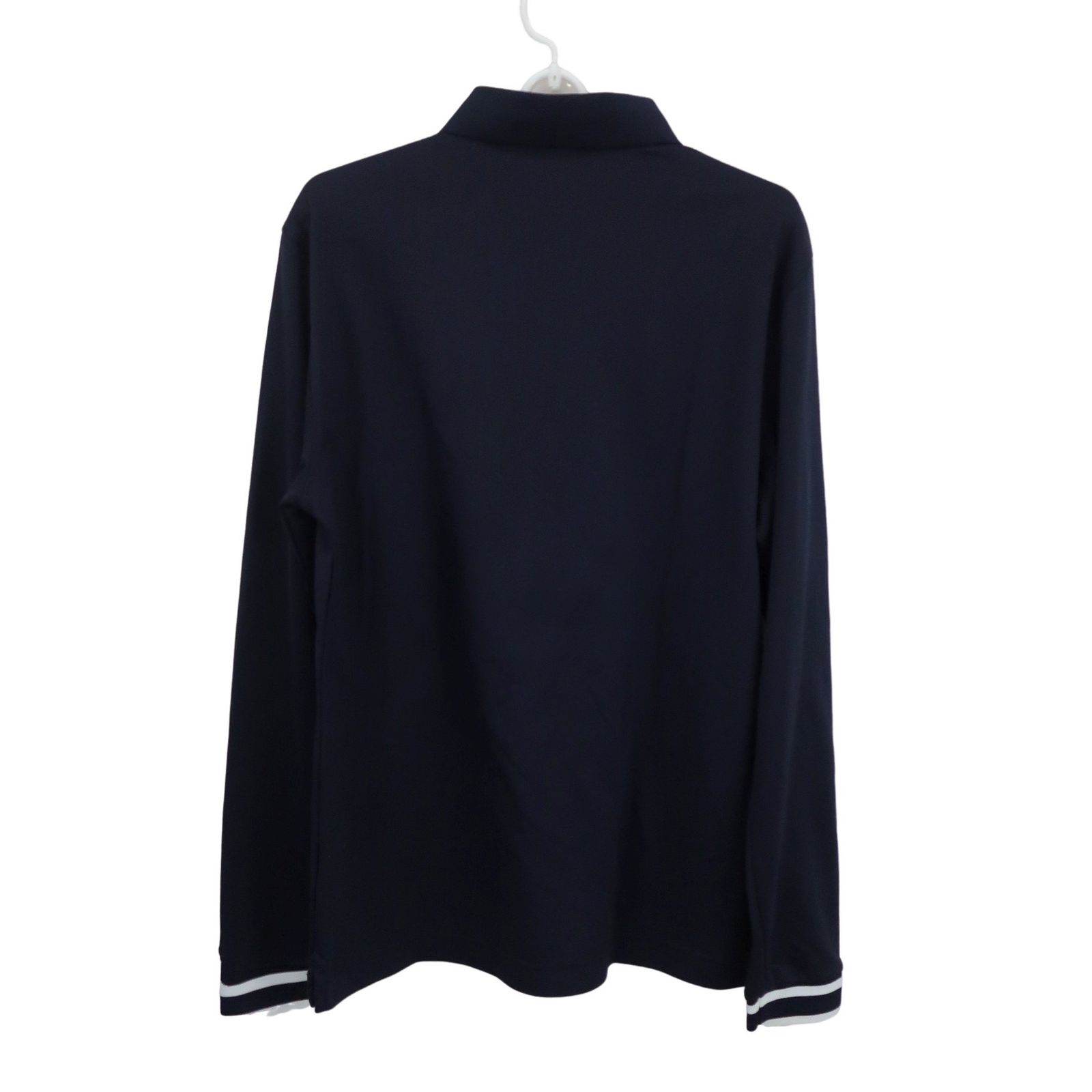 J.LINDEBERG(ジェイ リンドバーグ) 長袖ポロシャツ 黒 メンズ M ゴルフ