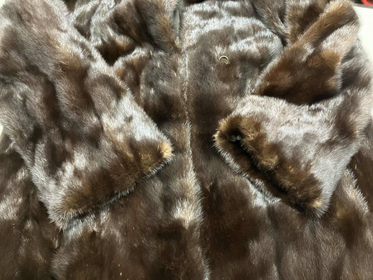 BLACK GLAMA ミンクファーコート ブラックグラマ ダークミンク - メルカリ