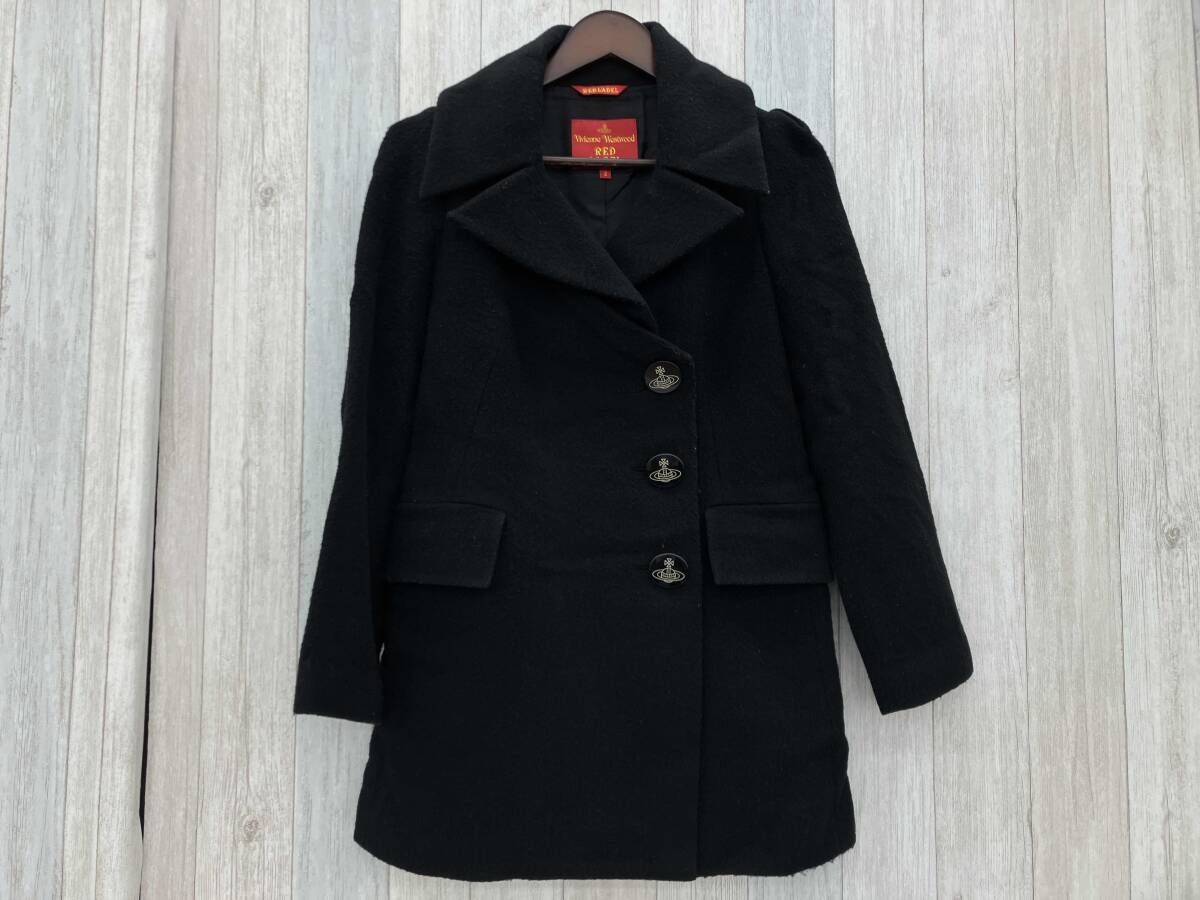 Vivianne Westwood ウールコート Vivienne Westwood 黒 ダブルブレスト