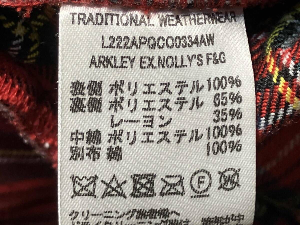  Traditional Weatherwear × NOLLEY S 別注 ARKLEY EX.NOLLEY F-G サイズ34 ブラック トラディショナルウェザーウェア×ノーリーズ その他 小物