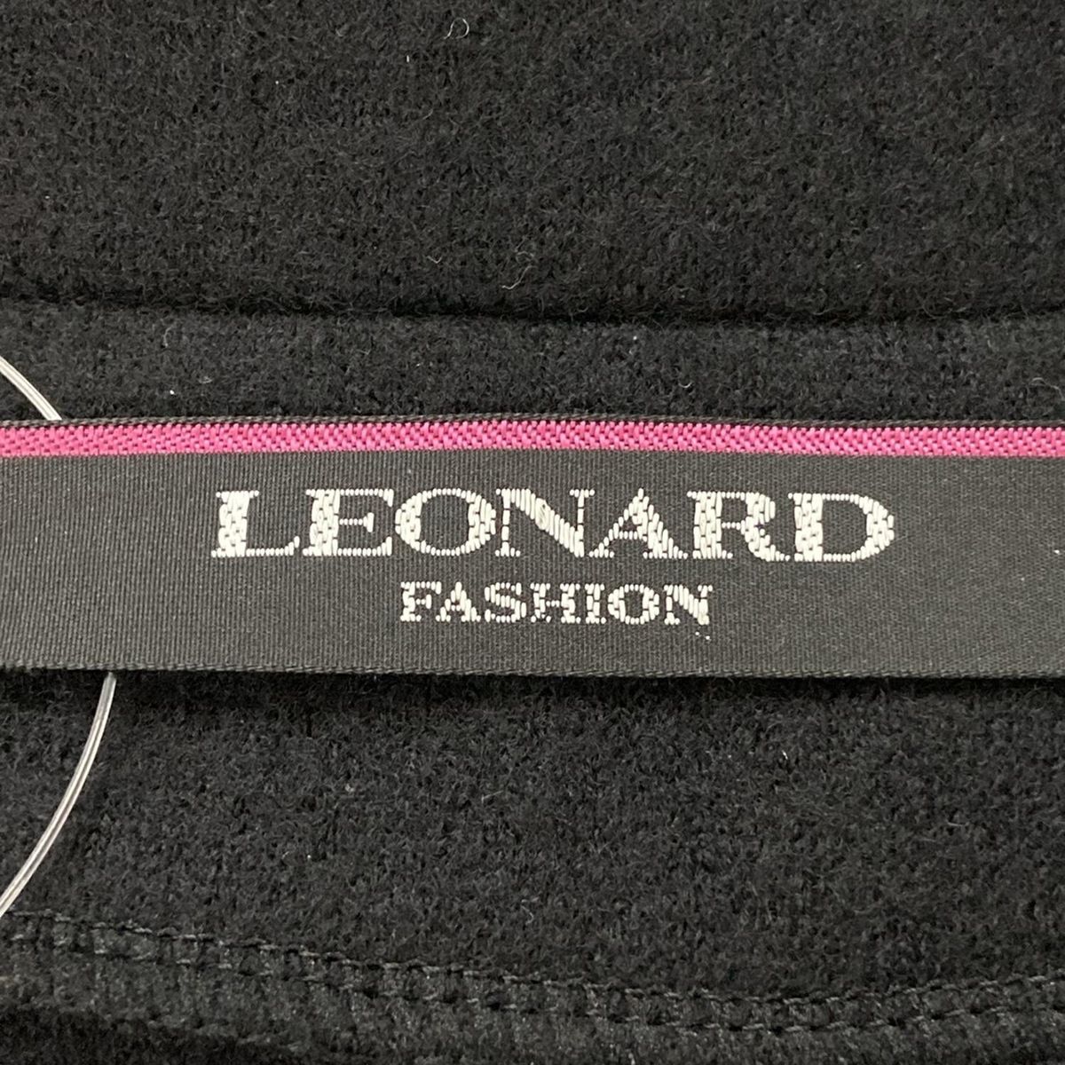 LEONARD(レオナール) コート サイズ40 M レディース美品 - 黒×ピンク