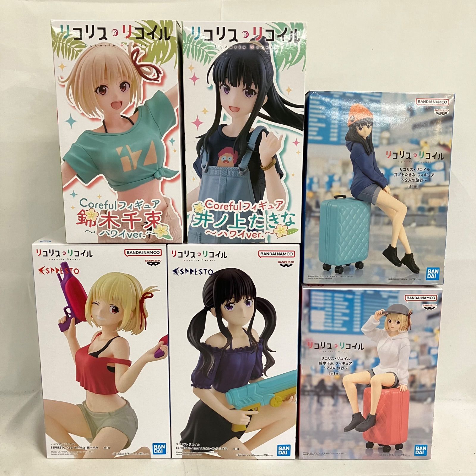 リコリコ　千束　たきな　セット　1/7スケール　フィギア リコリス・リコイル ちさと たきな フィギュアセット リコリス