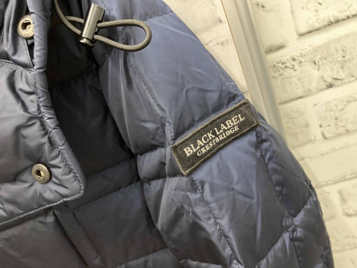 BLACK LABEL CRESTBRIDGE/2wayダウンジャケット/ネイビー/Sサイズ