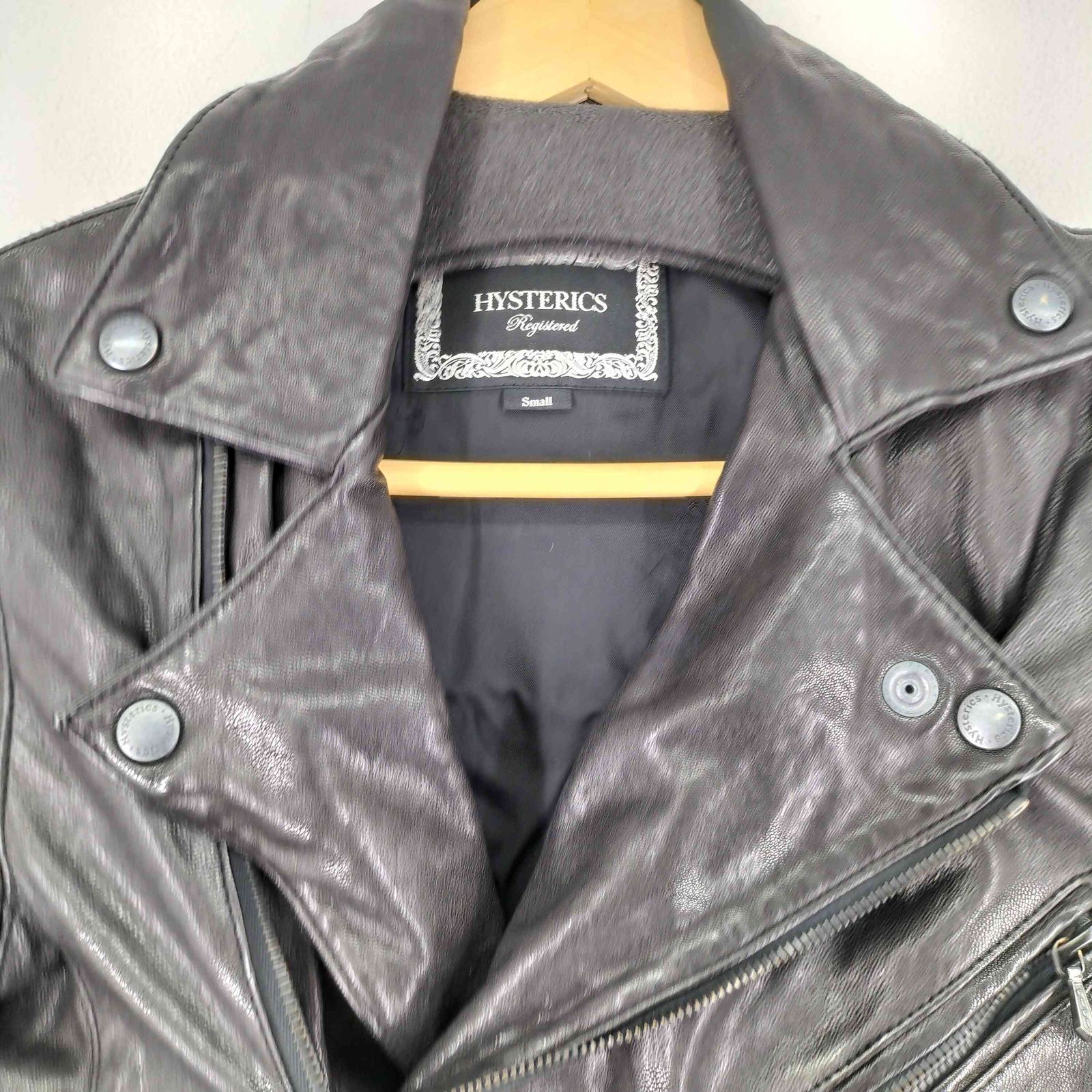 ヒステリックス　レザーコート ヒステリックス HYSTERICS レザー ライダースコート レディース JPN：S