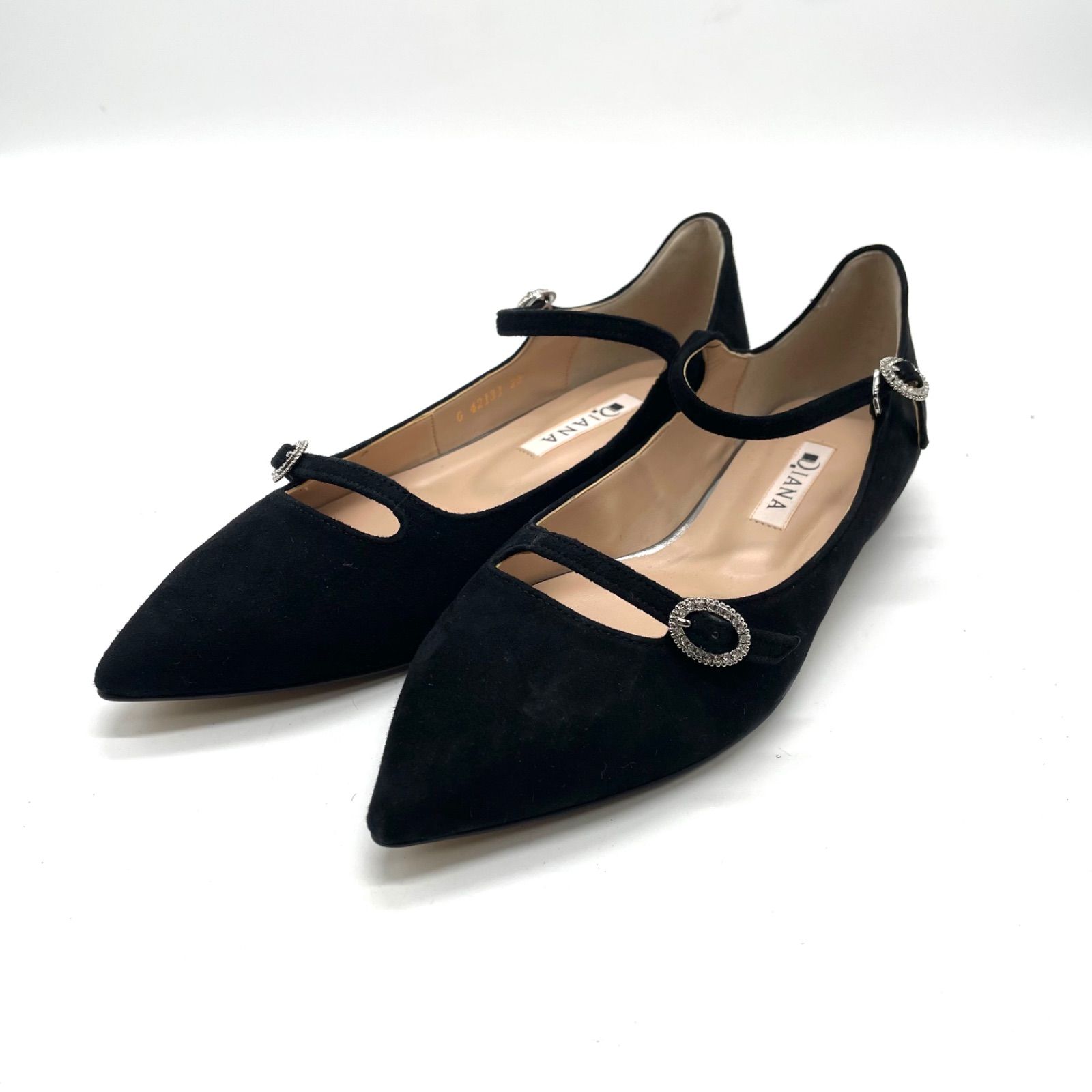 美品✨DIANA ダイアナ フラットシューズ メリージェーン ライン