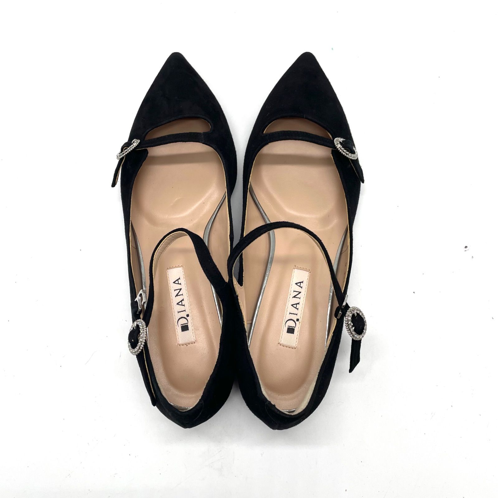 美品✨DIANA ダイアナ フラットシューズ メリージェーン ライン